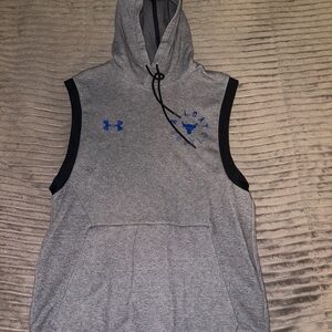 Under Armour project rock sleeveless hoodie